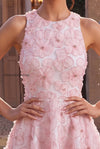 pink-floral-a-line-beaded-round-neck-short-homecoming-dress
