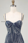 beaded-thick-straps-sparkly-navy-short-cocktail-dress