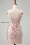 floral-apricot-corset-ruched-tight-short-homecoming-dress-with-beading