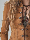 bohemian-style-practical-washed-double-breasted-short-jacket