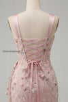 floral-apricot-corset-ruched-tight-short-homecoming-dress-with-beading
