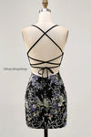 sparkly-pink-beaded-floral-short-tight-homecoming-dress-with-sequins
