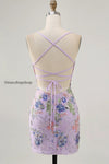 sparkly-pink-beaded-floral-short-tight-homecoming-dress-with-sequins