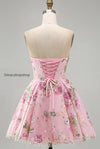 sparkly-pink-floral-beaded-a-line-short-strapless-homecoming-dress