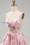 sparkly-pink-floral-beaded-a-line-short-strapless-homecoming-dress