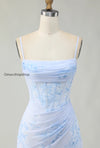 light-blue-floral-tight-ruched-short-corset-homecoming-dress