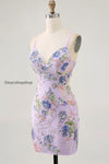 sparkly-pink-beaded-floral-short-tight-homecoming-dress-with-sequins