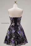 sparkly-pink-floral-beaded-a-line-short-strapless-homecoming-dress